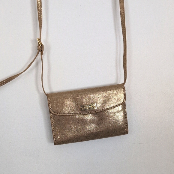 Lilly Pulitzer Handbags - Lilly Pulitzer Gold Crossbody Bag